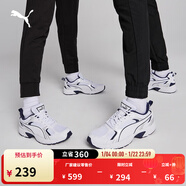 彪馬（PUMA）復古跑鞋|緩震透氣老爹鞋男女冬運動(dòng)鞋MILENIO 390002 白-粗呢藍-銀色-01 42