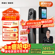 凱迪仕（kaadas）智能門(mén)鎖人臉識別可視貓眼大屏全自動(dòng)指紋鎖密碼鎖 Q20F Pro雙攝