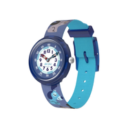 斯沃琪（Swatch）Flik Flak（飛菲）瑞士防水學(xué)生兒童節日禮物送女生男女孩手表 可愛(ài)小狗ZFBNP237