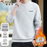 啄木鳥(niǎo)（TUCANO）衛衣男士潮流寬松圓領(lǐng)長(cháng)袖t恤加絨保暖休閑打底衫套頭上衣服男裝