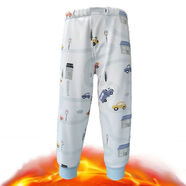 眾聞堂【母嬰用品】?jì)和裟蜓澅ＥL(cháng)褲純棉可洗透氣護肚防漏戒尿不濕男 小汽車(chē) M 【建議身高110-125CM】