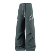 KAWASAKI防寒保暖多功能登山旅游通勤時(shí)尚耐用高顏值休閑沖鋒褲CQ53KZ034 蔚藍色 S