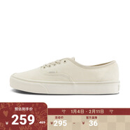 VANS范斯官方 Authentic輕便透氣男鞋女鞋帆布鞋 米色 40.5