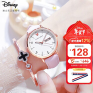 迪士尼（Disney）女士手表時(shí)尚潮流雙日歷少女腕表初中高中學(xué)生考試手表女新年禮物