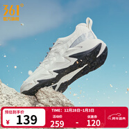 361°運動(dòng)鞋男鞋女鞋馭山2夏季戶(hù)外徒步減震耐磨防滑休閑跑步鞋男 羽毛白/銀白色【女款】 37