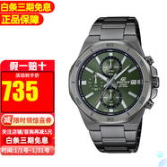 卡西歐男表石英表紅牛運動(dòng)賽車(chē)時(shí)尚休閑防水手表送禮物推薦送男友 EFV-640DC-3A