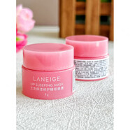蘭芝（LANEIGE）韓國 蘭芝滋潤保濕小樣3g莓果味果凍唇膜 軟化死皮夜間修護唇膜 蘭芝唇膜9g 3g*3瓶