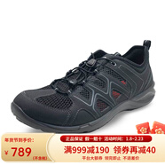 愛(ài)步（ECCO）透氣男鞋 熱酷戶(hù)外網(wǎng)孔透氣多功能運動(dòng)鞋825774黑色保稅倉發(fā)貨 黑色-51052(保稅倉發(fā)) 42