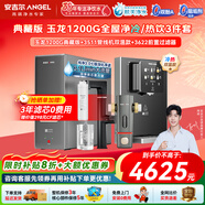 安吉爾凈水器玉龍1200G典藏版 家用自來(lái)水過(guò)濾器 廚房專(zhuān)用臺下用凈水機 50噸RO膜反滲透凈水器直飲一體機 【凈冷/熱飲3件】?jì)羲?冷熱管線(xiàn)機+前置 曬單贈CFII濾芯 | 用水每升不到2分錢(qián)