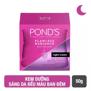 POND'S泰國 旁氏無(wú)瑕透白 精致滋潤防護素顏面霜套裝日霜晚霜kem Pond's 晚霜 50g