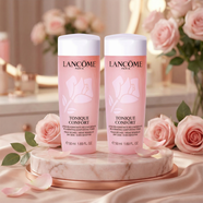 蘭蔻全新清瀅保濕柔膚水50ml*2 粉水 干敏肌友好 保濕補水舒緩柔膚水