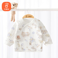貝瑞加（Babyprints）嬰兒半背衣新生兒秋冬衣服初生寶寶加厚上衣柔軟護肚 兔樂(lè )園59