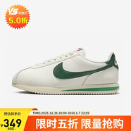 耐克（NIKE）女子 CORTEZ 輕便休閑阿甘鞋 DN1791-101帆白/綠-黑 36.5