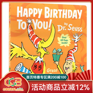 英文原版 蘇斯博士 Happy Birthday to You! Great Big Flap Book 祝你生日快樂(lè ) 大開(kāi)本故事紙板翻翻書(shū) Dr.Seuss 綠山墻