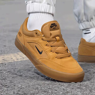 耐克（NIKE）平底膠底滑板鞋陸沖復古薄底鞋2025冬季新款SB MALOR運動(dòng)鞋休閑鞋 HF3066-701麥黃/黑 39