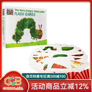 英文原版 饑餓的毛毛蟲(chóng) The Very Hungry Caterpillar Flash Cards 禮盒裝硬卡片 幼兒英文單詞學(xué)習 兒童認知實(shí)物 Eric Carle 綠山墻 World Of E