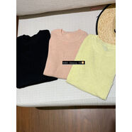 Omang桃喜薄款修身套頭針織衫女春夏韓國軟糯長(cháng)袖內搭上衣 黑色 S S