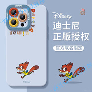 華強北聯(lián)名Nick Judy Beishu適用于iPhone 16手機殼16Promax新款16Pm硅 [朱迪朱迪我是尼克藍]正版授權天 iPhone13mini