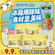 網(wǎng)易嚴選【海綿寶寶聯(lián)名】懸掛冰箱除臭劑除味盒3盒 去味保鮮抑李斯特菌