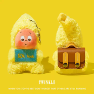 山頭林村適用airpods4保護套airpodspro2保護殼3蘋(píng)果藍牙耳機套盒星星人aipods四代airpod毛絨ipod軟殼Pro3 毛絨款背包皮質(zhì)小呆星軟殼 蘋(píng)果AirPods4第四代