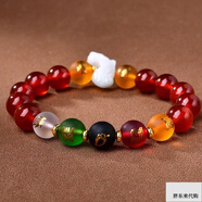 [央媽推薦】生肖屬雞吉祥佩戴物淘開(kāi)運閣五岳四神喜合吉貴宏手鏈2 紅瑪瑙女款