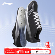 李寧（LI-NING） 釘鞋田徑短跑鞋新款輕量全掌PEBA 體考訓練比賽跑步跳遠釘子鞋 LJJT911-1黑灰[7釘] 偏小拍大一碼 42