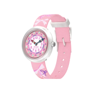 斯沃琪（Swatch）Flik Flak（飛菲）瑞士防水學(xué)生兒童節日禮物送女生男女孩手表 蝴蝶結派對ZFBNP250
