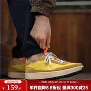 馬登恒星鞋復古運動(dòng)板鞋男士夏秋網(wǎng)面透氣華夫鞋新款休閑慢跑阿甘鞋子 琥珀黃 【戶(hù)外登山/平底跑步鞋】  40 (255mm)