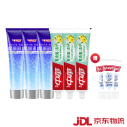 中華（Zhonghua）中華牙膏魔麗迅白100g3花清護90g3 魔麗酷爽100g*3+花清護夏桑菊90g