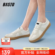 百思圖25戶(hù)外復古運動(dòng)德訓鞋男休閑鞋J2511BM5 米色 41