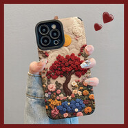 中掌柜拼色花朵玫瑰適用蘋(píng)果華為vivo小米oppo紅米榮耀iPhone16手機殼15 [拼色花朵玫瑰ZH133] vivo X90 Pro