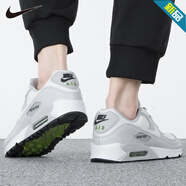 耐克（NIKE）男鞋25冬季運動(dòng)鞋AIR MAX緩震氣墊鞋耐磨運動(dòng)鞋休閑鞋跑步鞋 DJ9779-003/AIR MAX 90/灰色 44