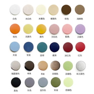 語(yǔ)森憶100套金屬不生銹四合扣彩色平面面扣暗扣面板圓形扣子15金 單色100粒顏色備注-手敲工具 15mm面扣配不銹鋼312底扣