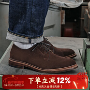 玩累了的孩子前行吧 Country Boots 反絨系列之德比行者正裝男真皮皮鞋 OPERA 反絨小牛皮215#深咖啡色 40