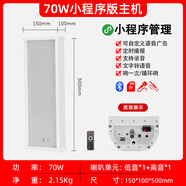 先科（SAST） ST-501戶(hù)外藍牙防水音柱室外掛墻壁掛式音響功放喇叭套裝音箱學(xué)校操場(chǎng)廣播店鋪音樂(lè ) 70W智能錄音定時(shí)存儲防水藍牙版主機(小程序+送遙控）