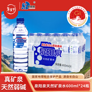 泉陽(yáng)泉（QUANYANGQUAN） 長(cháng)白山天然礦泉水 小瓶水 會(huì )議用水 600ml*24瓶 整箱塑包裝