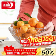 青蘋(píng)果新年禮物水晶系列玻璃果盤(pán)大號輕奢家用客廳婚慶裝飾9.4英寸