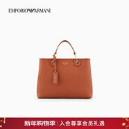 EMPORIO ARMANI/阿瑪尼官方旗艦【新年禮物】女士子母包手提斜挎托特包 85550-紅棕色(中號)
