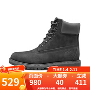 添柏嵐（Timberland）經(jīng)典6寸大黃靴戶(hù)外男女防水真皮寬版 8658AW女款-黑色Black 41
