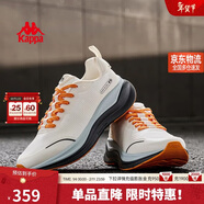 卡帕（Kappa）男鞋運動(dòng)鞋夏季跑步鞋子男輕便老爹鞋透氣軟底休閑鞋 鷺羽白 40