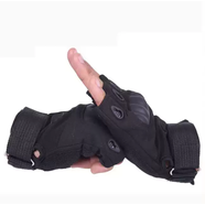 格領(lǐng)特拍攝電影電視專(zhuān)用戶(hù)外登山半指手套男黑鷹戰術(shù)騎行格斗拳擊健身 黑色 XL