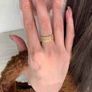 伊黛兒穗穗平安麥穗戒指女小眾設計食指戒輕奢高級感指環(huán)2026新款爆款 麥穗戒指
