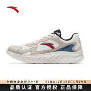 安踏（ANTA）|云海跑鞋男鞋跑步鞋運動(dòng)鞋休閑鞋912545503 象牙白/素霧灰/迷迭藍-1 39