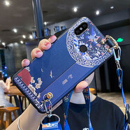 藍彩何適用小米max3手機殼如意腕帶mxa3保護3max硅膠套mx3全包磨砂軟殼m3大屏防摔3代外殼潮男女款個(gè)性創(chuàng  ) 如意365天用壞換新送9鋼化 小米Max3