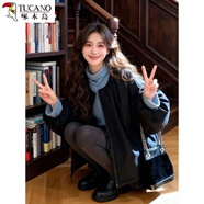 啄木鳥(niǎo)秋冬氣質(zhì)穿搭一整套韓系小個(gè)子超好看棉服外套打底衫半身裙三件裝 三 XL 【顯瘦遮肚/洋氣網(wǎng)紅女神范/鹽系炸街/微胖穿搭