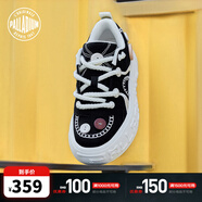 PALLADIUM帕拉丁休閑鞋時(shí)尚潮流圓頭系帶男女款板鞋94722＆04722 黑色/白 36