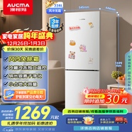 澳柯瑪（AUCMA）228升兩門(mén)二門(mén)雙開(kāi)門(mén)小型家用宿舍出租房小戶(hù)型電冰箱風(fēng)冷無(wú)霜節能省電BCD-228WH