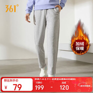 361°運動(dòng)褲子女秋冬季跑步寬松加絨休閑褲直筒長(cháng)褲衛褲662444701D