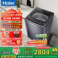 海爾（Haier）波輪洗衣機全自動(dòng)云溪【精華洗雙動(dòng)力免清洗】直驅變頻大容量 1.3高洗凈比專(zhuān)屬頑漬洗 國家補貼15% 波輪 10kg 雙動(dòng)力+精華洗+免清洗