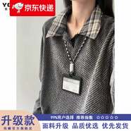 凌泊雪尼爾粗織條紋polo衛衣男秋季美式重磅長(cháng)袖t恤小香風(fēng)針織衫外套 深灰色【升級款】 L 建議120-135斤